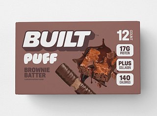 BUILT Puff Protein Bar Brownie Batter 1.41 oz 12 ct