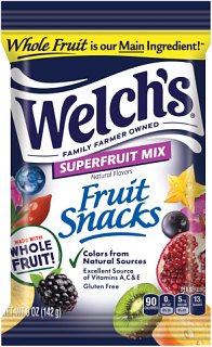 Welch's  Fruit Snacks Superfruit Peg Bag 5oz 12ct