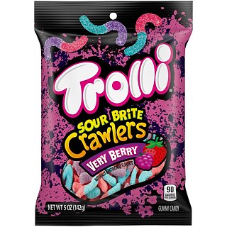 Trolli Sour Brite Crawlers Very Berry Gummy 5 oz 12ct