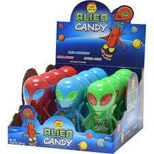 Koko Twist Alien Candy 12 Ct 0.88 Oz Toy Tray