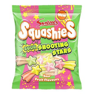 Swizzels Squashies Sour Shooting Stars 100g 12 ct