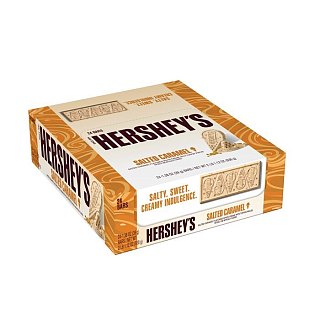 HERSHEY'S Salted Caramel Ice Cream Chocolate  1.38oz 24ct