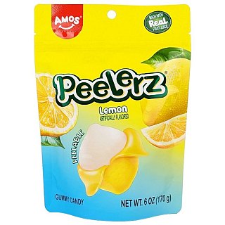 Peelerz Gummy Lemon  12 Count 6 Ounce