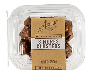 Ashers Milk Chocolate S'mores  Cluster Freshpack 6 oz 6 Pack