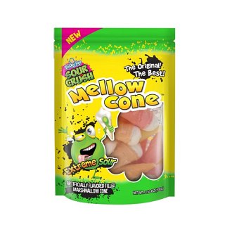 Ricky Joy Marshmallow Mellow Ice Cream Cone Extreme Sour 3.53 oz 9 Pack