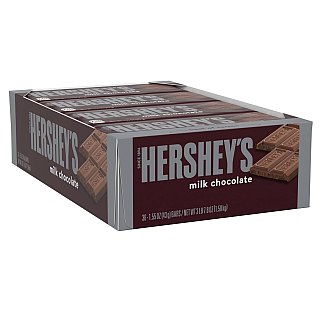 Hershey's Milk Chocolate Bar, 1.55 oz 36 Count