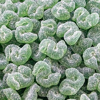 Sour Green Apple Snake Natural Color Jelly Gummies 5.5 lb