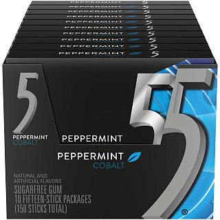 5 Gum Peppermint Cobalt Sugar Free Chewing Gum Bulk