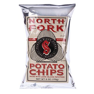 North Fork Kettle Potato Chips Original Salted 6oz 12ct