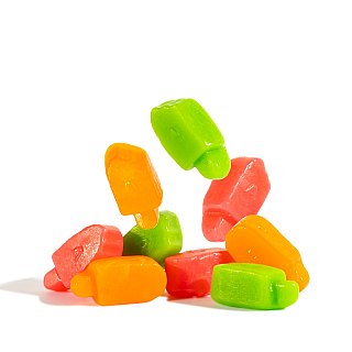 Albanese Sherbert Ice Pop Gummy Popsicles 3 Flavor 5 lb
