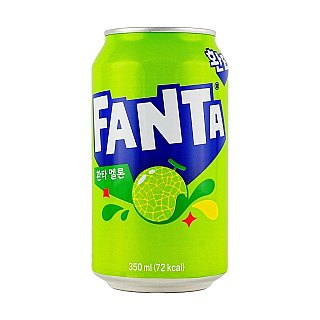 Fanta Korea Import Hami Melon Soda Drink Can 350 ml 12 ct