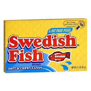 Swedish Fish Red 3.1 ounce 12 count theater box