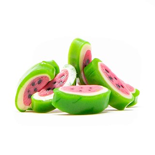 Vidal Import Swedish Watermelon Chewy Licorice Slices 2.2 lb