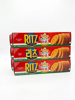 Ritz Korea Import Crackers Mexican Taco  2.57 oz Box 6 Pack