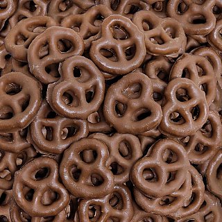 Milk Chocolate Covered Mini Pretzels 5lb