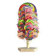 Swirly Pops With Wooden Tree Stand 48 count