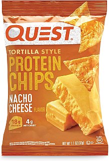 Quest Protein Chips Nacho Cheese 1.1 oz 8ct Tray