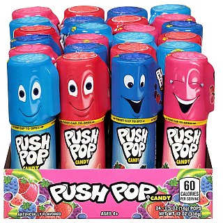 Push Pop Assorted Flavors 24 COUNT