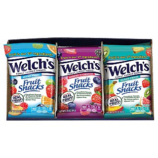 Welch's Fruit Snack 3 Flavor Variety Tray 2.25oz 16ct