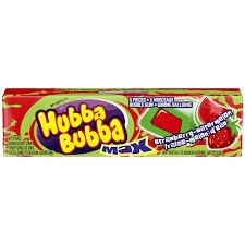 Hubba Bubba Strawberry Watermelon Gum 12 pack