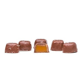 Ashers Milk Chocolate Vanilla Caramels Sea Salt 6lb