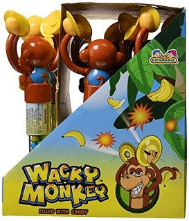 Kidsmania 12 Ct 0.42 Oz Wacky Monkey Candy Filled Toys