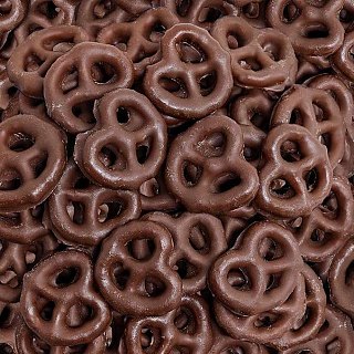 Dark Chocolate Covered Mini Pretzels 5lb
