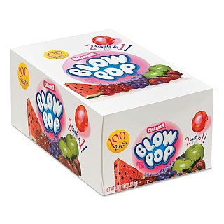Charms Blow Pop Assorted Lollipop Pops 100 ct