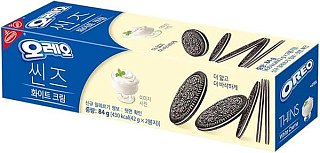 Oreo Thins Cookie Vanilla Mousse  White Creme 2.96 oz Box 6 Pack