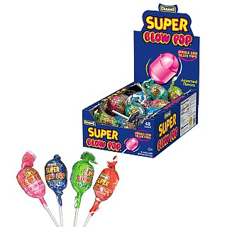 Charms Super Blow Pop Assorted Lollipop 48 ct