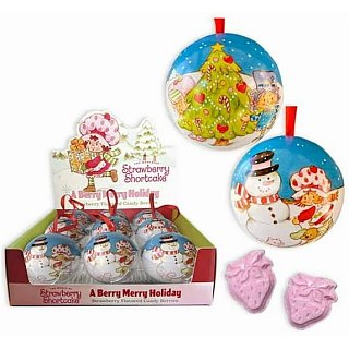 Strawberry Shortcake Christmas Berry Merry Holiday Ornament 9ct
