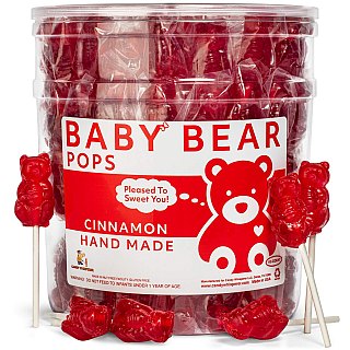 Espeez Cinnamon 115 Ct Bear Pops Tub