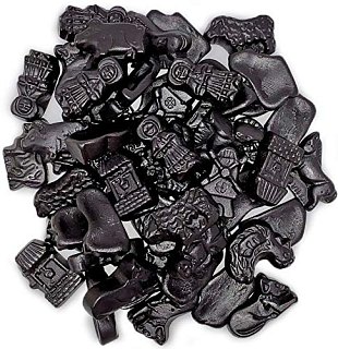Gustaf Farm Dutch Licorice Bites Black Animals 2.2 lb
