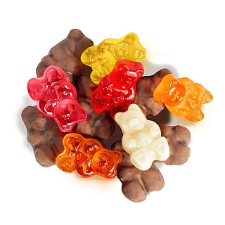 Albanese Milk Chocolate Covered Gummy Bears 10lbs