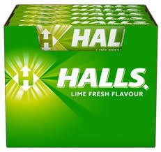 Halls Cough Drops Lime 20 Count