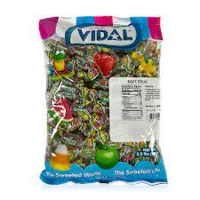 Vidal Soft Fruit Chews 2.2 lbs