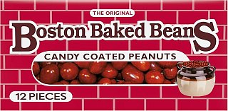 Boston Baked Beans Candy Coated Peanuts 12 Count 4.3 Ounce Each