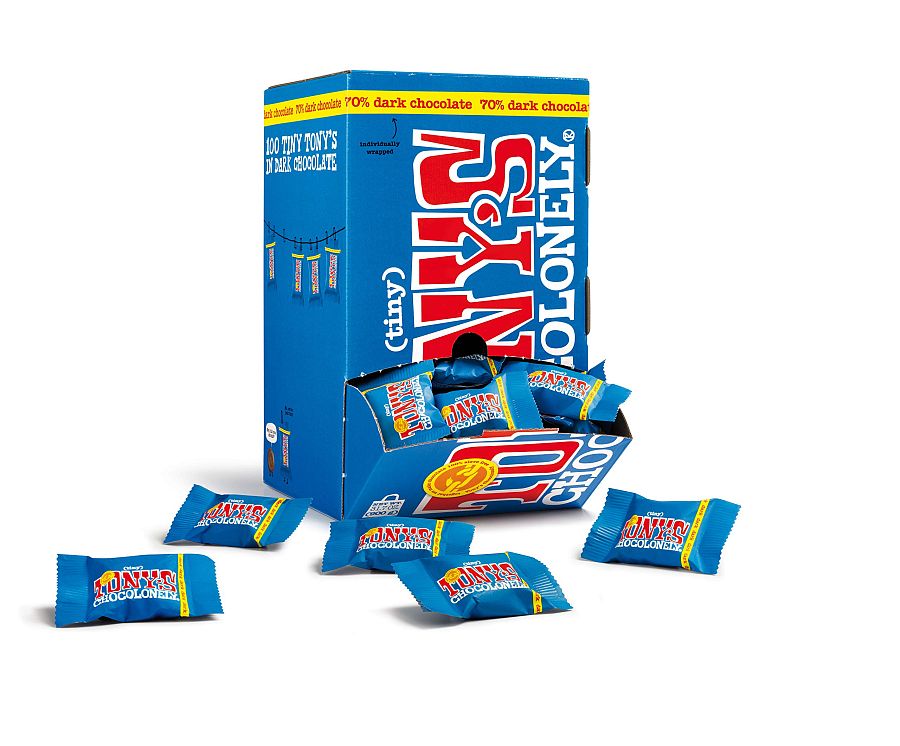 Tony's Chocolonely Tiny Dark Chocolate Changemaker 0.32oz 100ct