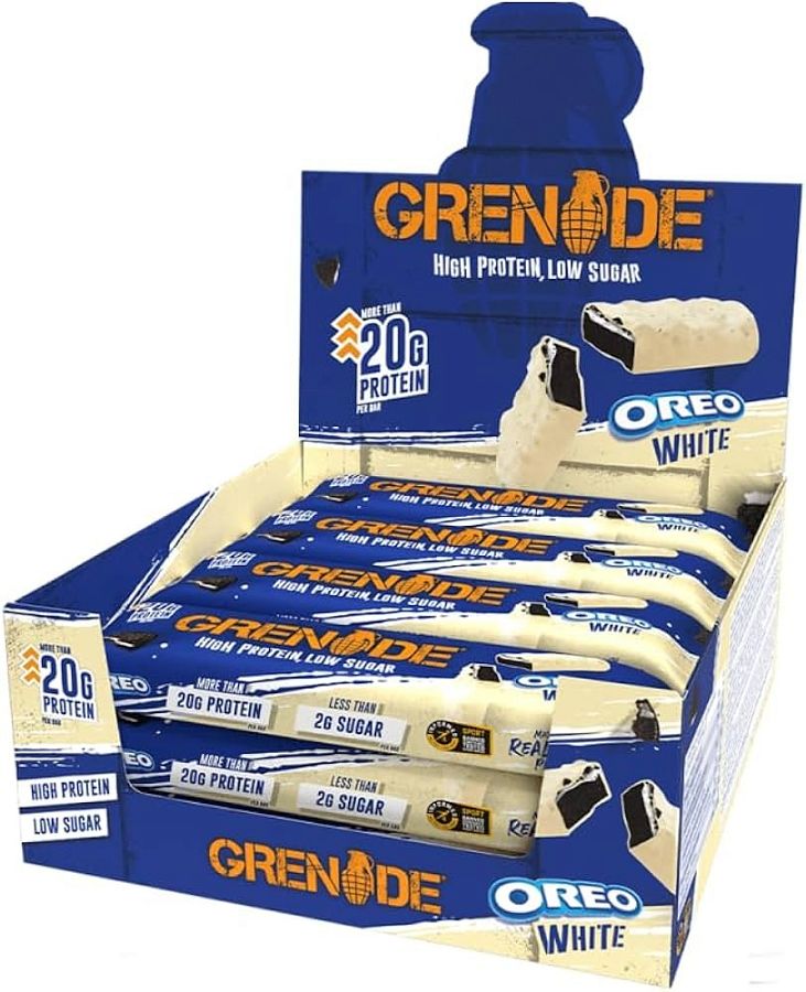 Grenade UK Protein Bar WHITE Oreo 2.12oz 12ct