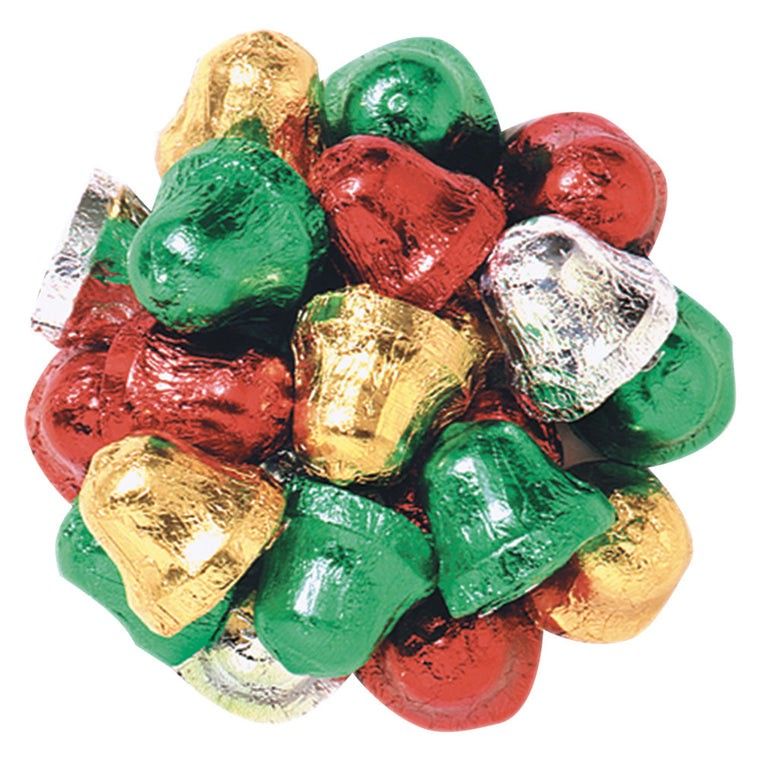 Madelaine Christmas  Foiled Bells Milk Chocolate 5lb