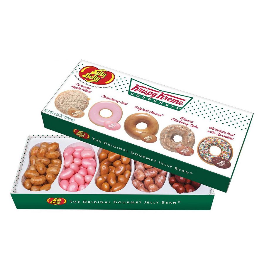 Jelly Belly Krispy Kreme Doughnut 5 Flavor Box 4.25 oz