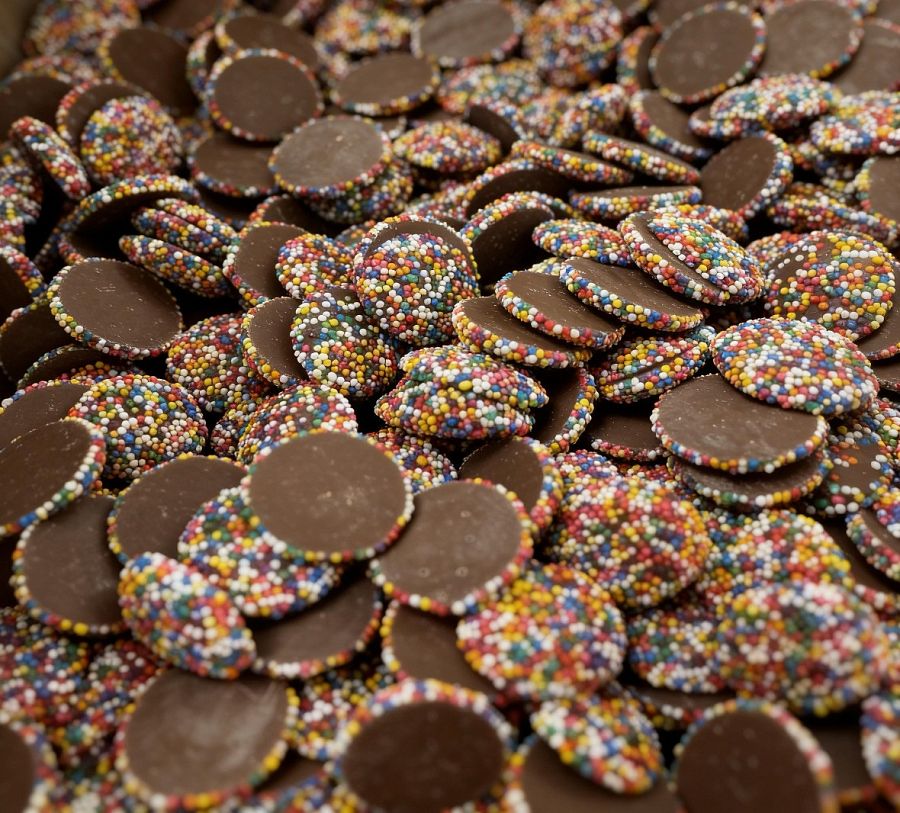 Milk Chocolate Rainbow Non Pariels Nonpariel 5lb
