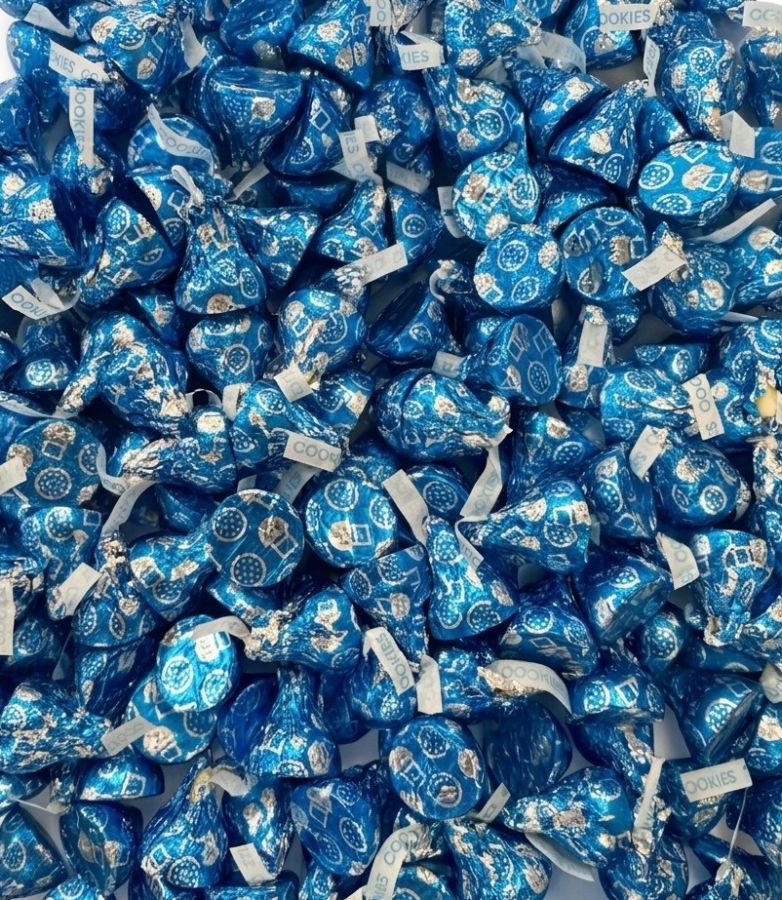 Hershey Kisses Cookies & Creme BLUE Foil Milk Chocolate 5 lb