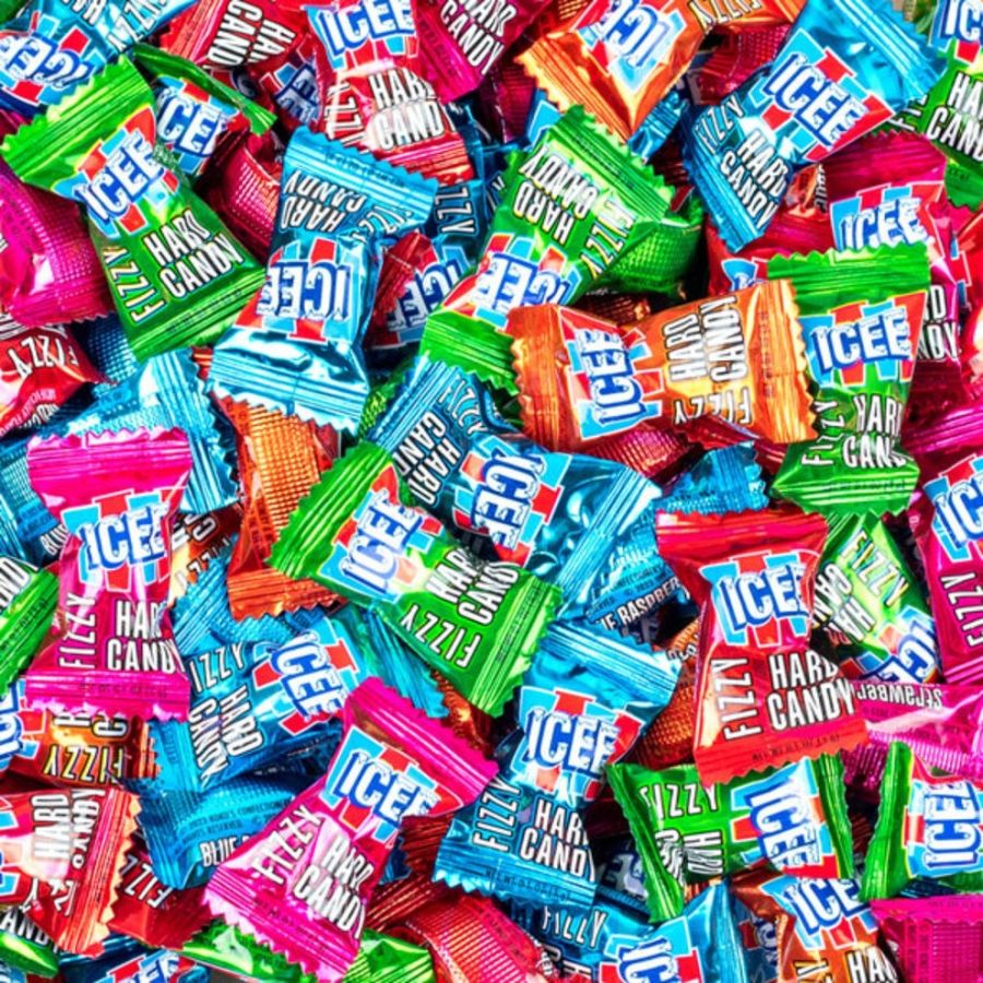 Koko's Icee Fizzy Hard Candy Mixed Fruit Soda Flavors 144 ct