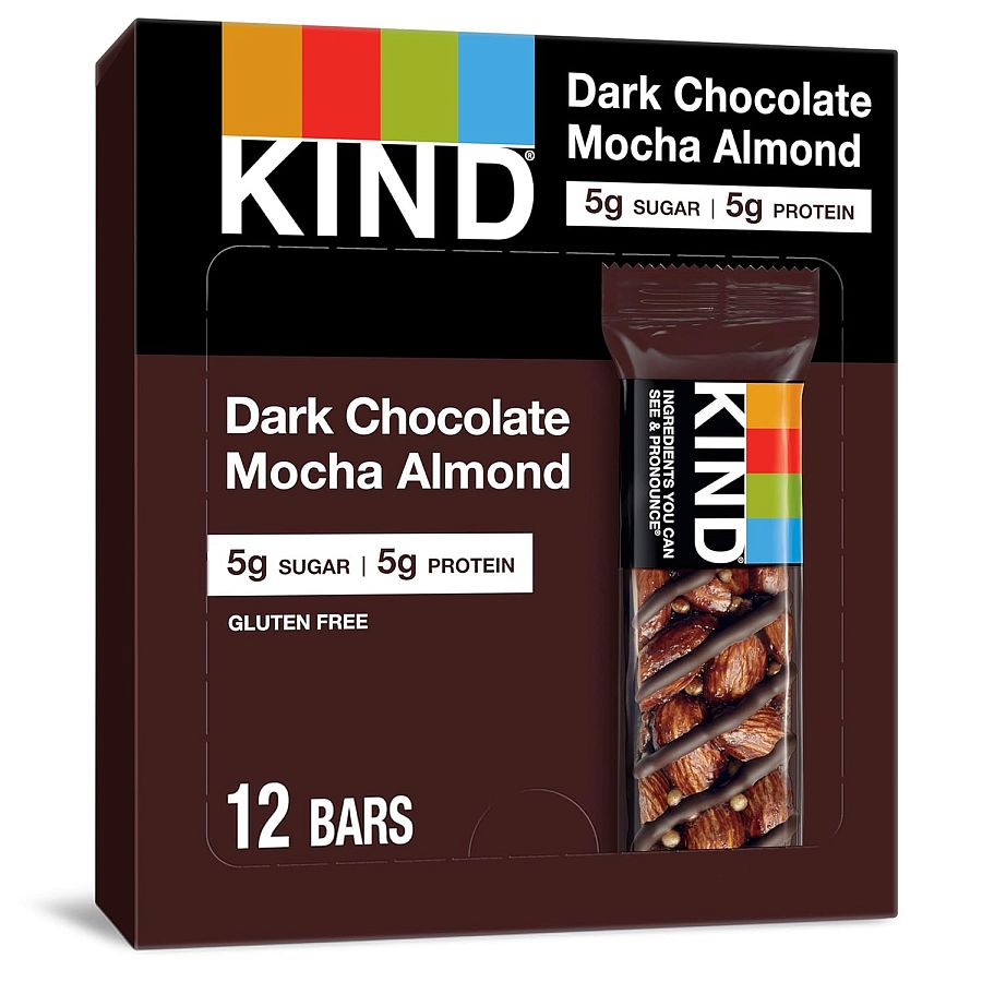 Kind Bar Dark Chocolate Mocha Almond 1.4 oz 12 ct