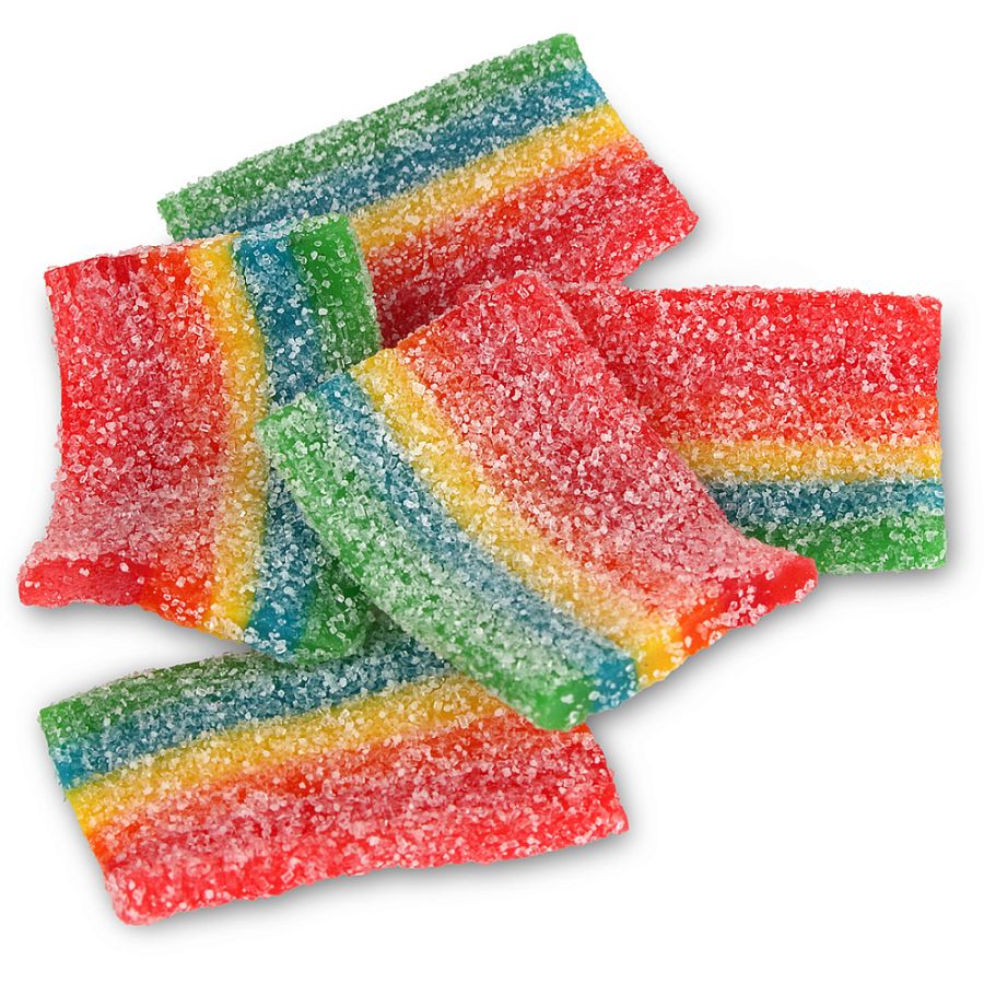 SourX Extra Sour Soft MINI Candy Belts RAINBOW 2.2 lb SPAIN