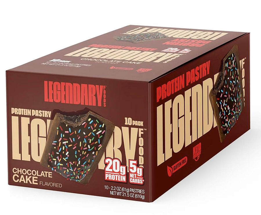 Legendary Protein Pastry Keto Chocolate Cake 10 ct Tray