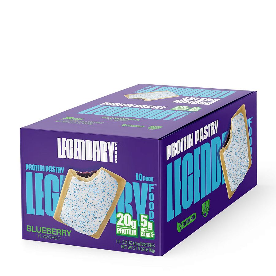 Legendary Protein Pastry Keto Bluberry 10 ct Tray