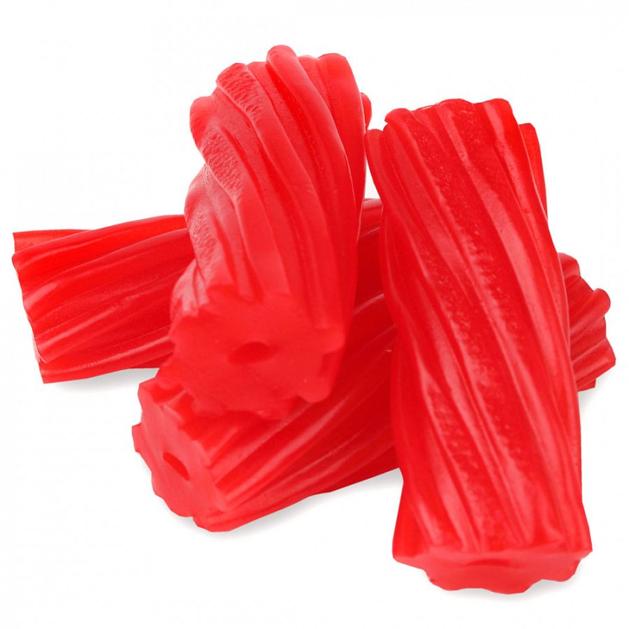 Fini Strawbery Tacote Licorice Twist Bites Red 2.2 lb Kosher Parve