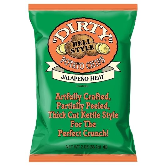 Dirty Kettle Potato Chips Jalapeno Heat 2oz 24 ct